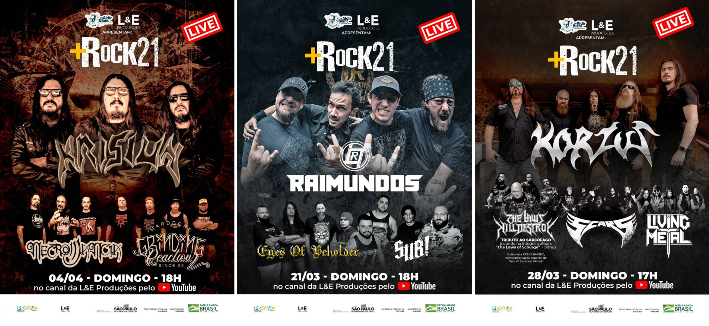 MUNDO | festival +Rock 21 presenta un evento online en vivo con grandes nombres del Rock & Metal