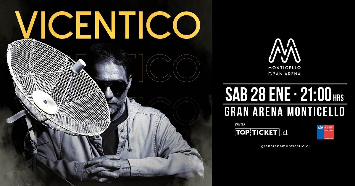 EVENTOS | VICENTICO REGRESA A GRAN ARENA MONTICELLO CON NUEVO MATERIAL MUSICAL Y GRANDES CLÁSICOS