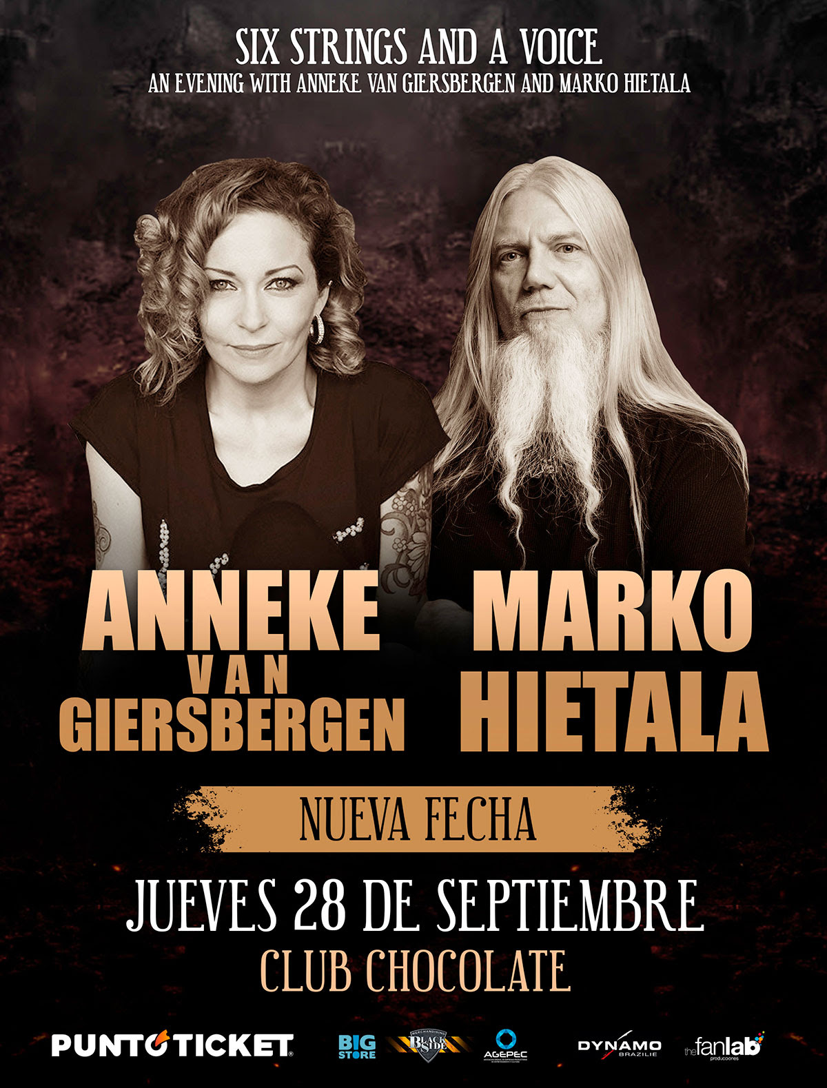 EVENTOS | Por éxito total Anneke van Giersbergen y Marko Hietala anuncian nuevo show en Club Chocolate