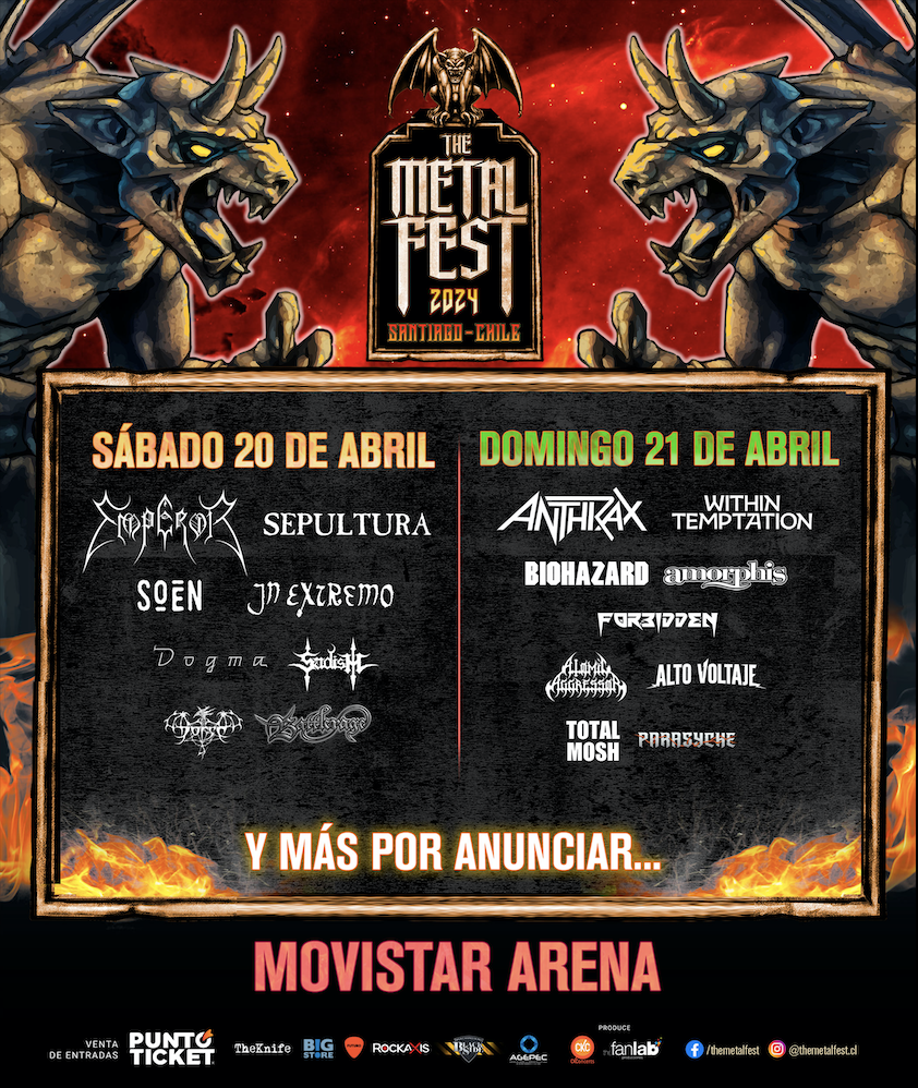 EVENTOS | The Metal Fest ya tiene definido el cartel para sus dos jornadas