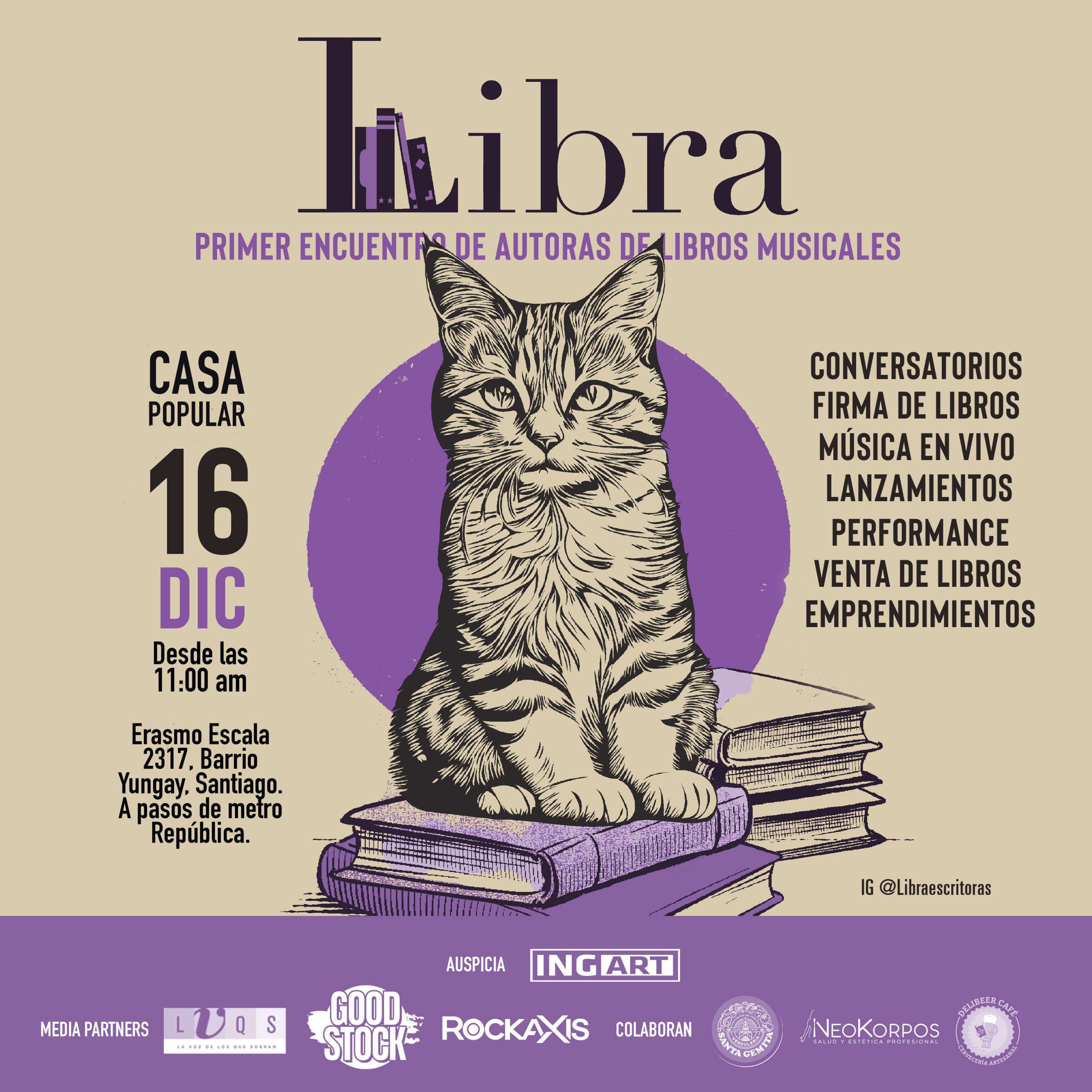 EVENTOS |  Libra, primer encuentro de autoras de libros musicales